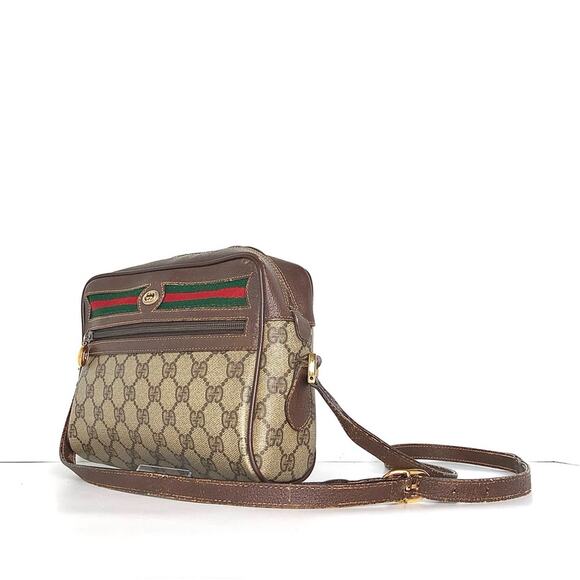 Gucci Ophidia GG Monogram Striped Supreme Small Crossbody Bag - Picture 3 of 15